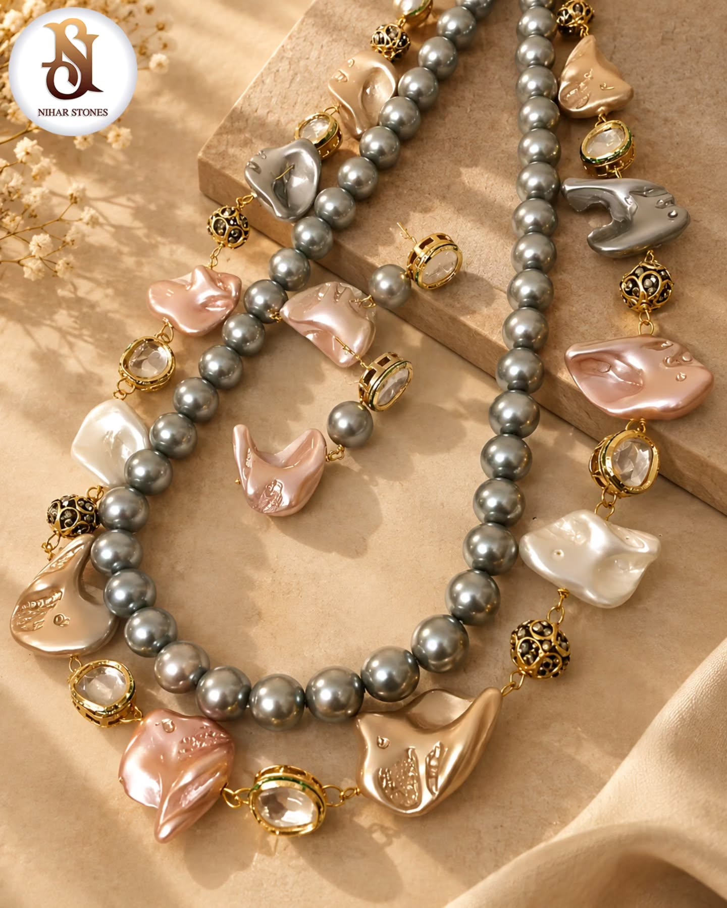 Layered necklaces