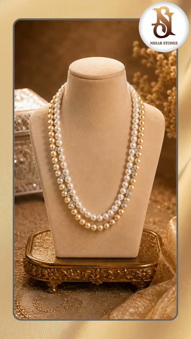 Real pearl necklace collection